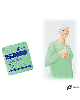 PP-Schutzkittel grn, 110 x 140 cm (10 Stck.), ratiomed, medishop.de