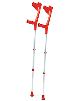 Unterarmgehstützen feuerrot, ratiomed, medishop.de
