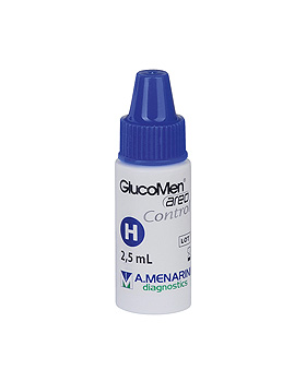GlucoMen areo Kontroll-Lsung H (2,5 ml), Menarini, medishop.de