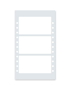 Adressfeldaufkleber blanko (3000 Stck.), Med + Org, medishop.de