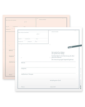 Berichte für alle Fachgruppen (100 Stck.), Med + Org, medishop.de