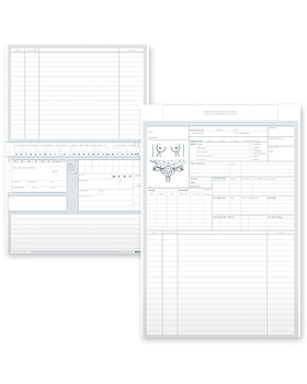 Karteikarten ALPHAsafe DIN A5 quer Typ Gynäkologie (500 Stck.), Med + Org, medishop.de