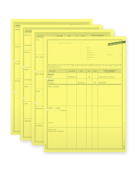 Ernährungsanamnese DIN A3 4-seitig (100 Stck.), Med + Org, medishop.de