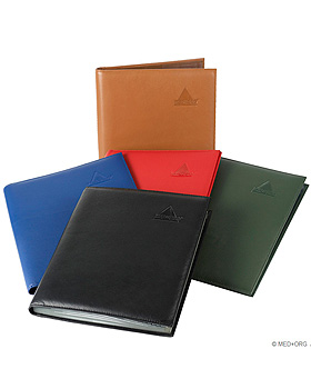 Lederhlle rot fr MED+ORG Terminplaner 4-oder 6-spaltig, Med + Org, medishop.de
