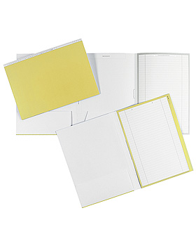 Karteimappen DIN A4 quer gelb für alle Fachrichtungen (100 Stck.), Med + Org, medishop.de