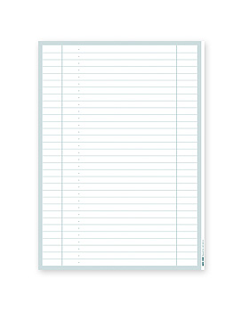 Einlegeblatt DIN A4 für alle Fachgruppen (500 Stck.), Med + Org, medishop.de
