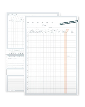 Karteikarten ALPHAsafe DINA5 (250 Stck.) Typ Schwangerschaftsdokumentation, Med + Org, medishop.de