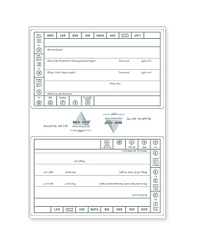 Adressfeldaufkleber (1000 Stck.), Med + Org, medishop.de
