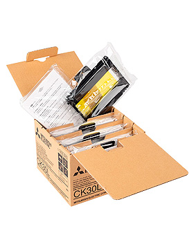 Printerpapier & Farbtrger, L-Format (200 Blatt), Mitsubishi, medishop.de