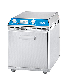 Heiluft-Sterilisator 205 mit Halterung fr 6 Tabletts, Melag, medishop.de