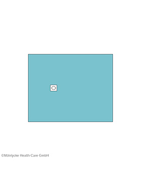 Lochtcher selbstklebend 50 x 60 cm, Loch  6 x 8 cm (75 Stck.), Mlnlycke Health Care, medishop.de