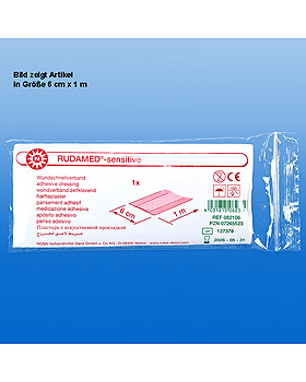 RUDAMED-sensitive Wundschnellverband 6 cm x 5 m, Noba Verbandmittel, medishop.de