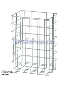 ingo-man Abfallkorb SK 26 E 26 Ltr. Edelstahl geschliffen, Ophardt Product, medishop.de