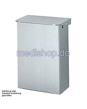 ingo-man Abfallbox AB 6 A  6 Ltr. Aluminium silber eloxiert, Ophardt Product, medishop.de