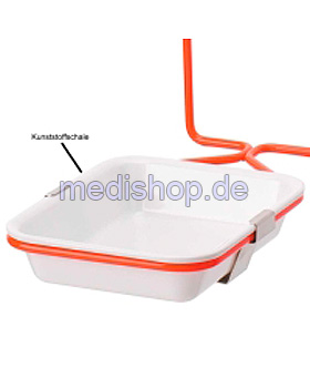 Kunststoffschale wei, passend zu Schalenhalter SH T/SH E, Ophardt Product, medishop.de