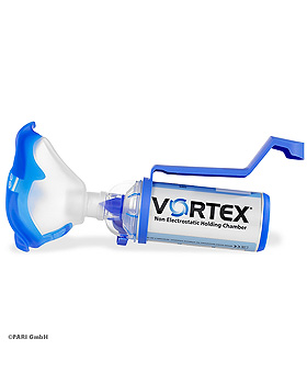 VORTEX Inhalierhilfe mit Erwachsenenmaske und Maskenanschluss, Pari, medishop.de
