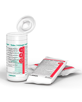 Meliseptol HBV-Tcher (100 Tcher) Nachfllbtl. Flchenschnelldesinfektion, B.Braun, medishop.de