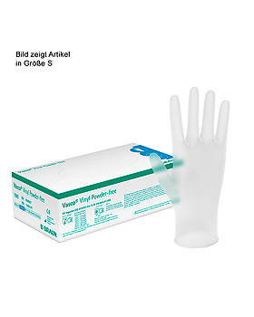 Vasco Vinyl Powderfree U.-Handschuhe Gr. XL (100 Stck.), B.Braun, medishop.de