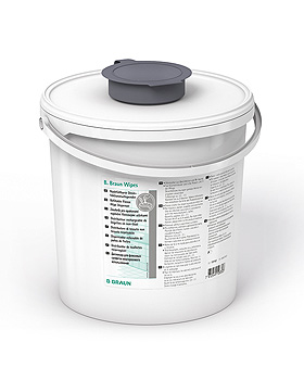 Wipes Spendereimer mit grauem Deckel (ohne Vliesrolle), B.Braun, medishop.de