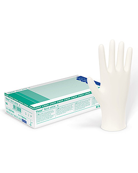 Vasco Nitril white U.-Handschuhe, PF, Gr. L, unsteril (100 Stck.), B.Braun, medishop.de
