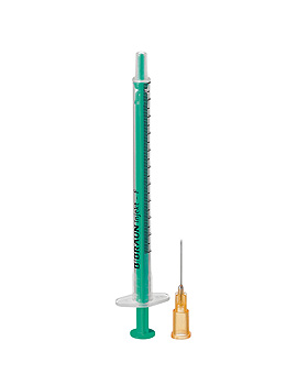 Injekt F Duo Spritzen 1 ml mit beigel. Kanle 0,50 x 16 mm (100 Stck.), B.Braun, medishop.de