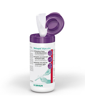 Meliseptol Wipes Ultra (100 Tcher) Flchenschnelldesinfektion, B.Braun, medishop.de