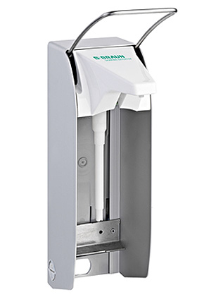 Wandspender Typ TLS plus fr 1000 ml - Spenderflasche, B.Braun, medishop.de