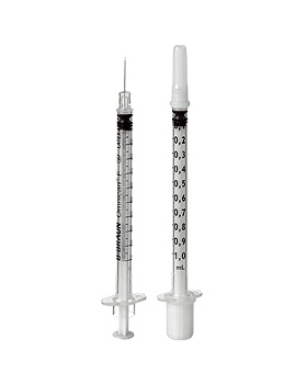 Omnican F Spritzen 1 ml mit integrierter Kanle 0,30 x 12 mm (100 Stck.), B.Braun, medishop.de