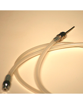 Schlauch mit Nadelventil zum Befllen der Rollmanschette, Phlebopharm, medishop.de