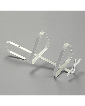 Urinflaschenhalter Mira, aus Metall, wei kunststoffbeschichtet, Dr. Paul Koch, medishop.de