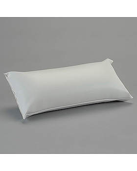 OP-Nackenkissen Lina, 40 x 18 x 10 cm, mit Kunstlederbezug wei verschweit, Dr. Paul Koch, medishop.de