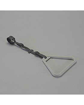 Handgriff Cora, Kunststoff 24 cm mit Gurt, Lasche und Metallring, Dr. Paul Koch, medishop.de