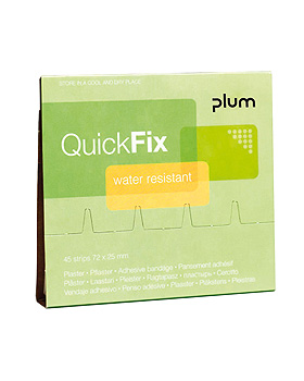 QuickFix Water resistant Refill wasserfeste Pflaster (45 Strips), Plum Deutschland, medishop.de