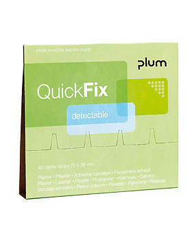QuickFix Detectable Refill Pflaster (45 Strips), Plum Deutschland, medishop.de