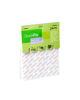 QuickFix Elastic long Refill Pflaster 12 x 2 cm (30 Strips), Plum Deutschland, medishop.de