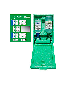 Plum Augen-Notfallstation Duo mit 2 Flaschen in Wandbox mit Anleitung,, Plum Deutschland, medishop.de