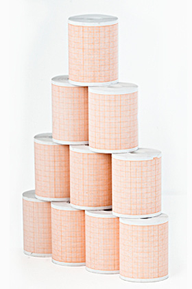 Druckerpapier 58 mm x 25 m, wischfest mit Gitterlinien (10 Rl.), Primedic/Metrax, medishop.de