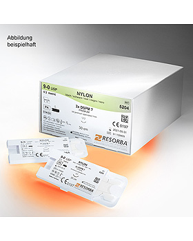 NYLON DS 18 5/0=1 schwarz monofil, Nahtmaterial Fadenlnge 75 cm (36 Stck.), Resorba Wundversorgung, medishop.de