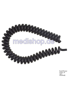 Latexspiralschlauch, schwarz, Riester, medishop.de