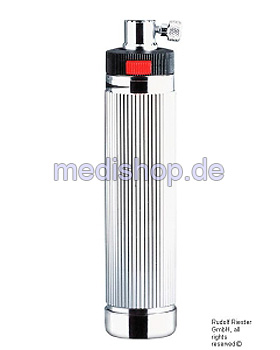 Batteriegriff Typ C Rheostat,  28 mm, verchromt fr 2 Batterien Typ C, Riester, medishop.de