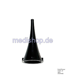 Ohrtrichter, wiederverwendbar,  2 mm, schwarz, Riester, medishop.de