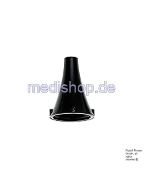 Ohrtrichter, wiederverwendbar,  5 mm, schwarz, Riester, medishop.de
