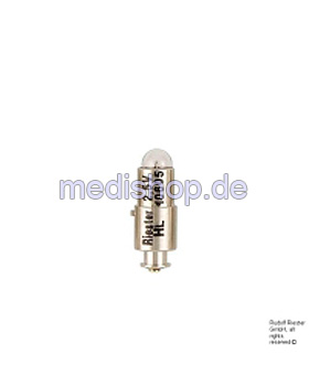 Ersatzlampen XL 2,5 V, f�r Ophthalmoskop ri-mini/ri-scope L1/L2/L3, ri-derma,, Riester, medishop.de