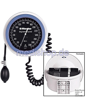 big ben round Blutdruckmessger�t � 147,2 mm Wandmodell, 2-Schlauch,, Riester, medishop.de