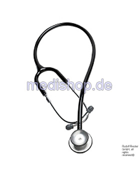 duplex Stethoskop schwarz, aus Aluminium, Riester, medishop.de