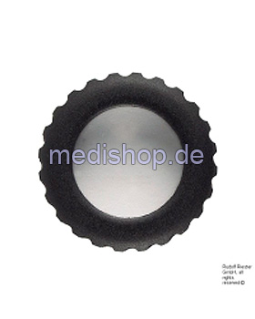 Lupe fr Otoskop ri-mini, pen-scope, schwarz, 2,5 fache Vergrerung, Riester, medishop.de
