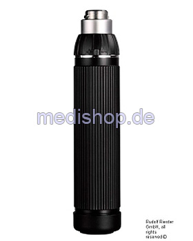 Batteriegriff Typ C rheotronic, schwarz verchromt, fr 2 Batterien Typ C oder, Riester, medishop.de