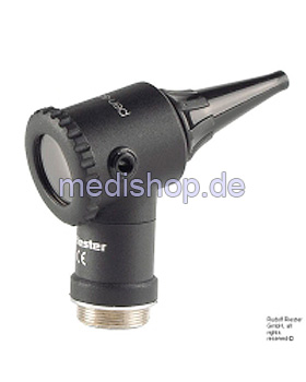 ri-mini F.O. Otoskopkopf XL 2,5 V, schwarz, mit Schraubverschluss, Riester, medishop.de