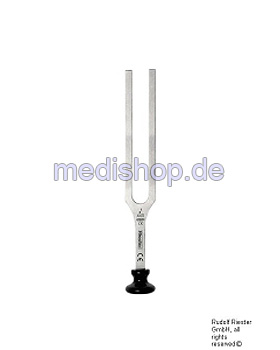 Stimmgabel a-1 440 Hz, mit Fu, Stahl, ohne Dmpfer, Riester, medishop.de