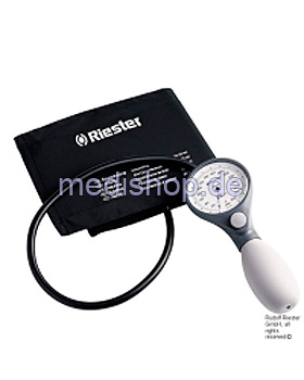 ri-san Blutdruckmessgert  64 mm Kunststoff schiefergrau, 1-Schlauch,, Riester, medishop.de